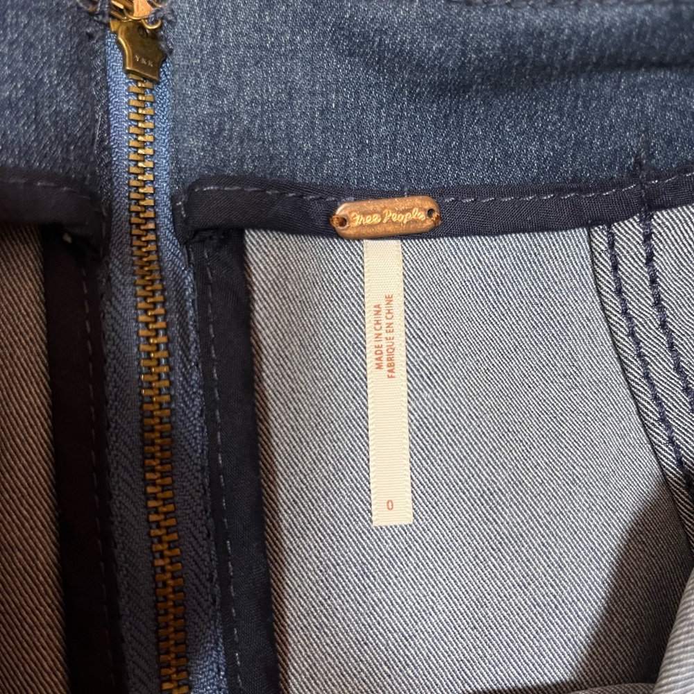 Free People Denim Panel Denim Skirt - Picture 7 of 10